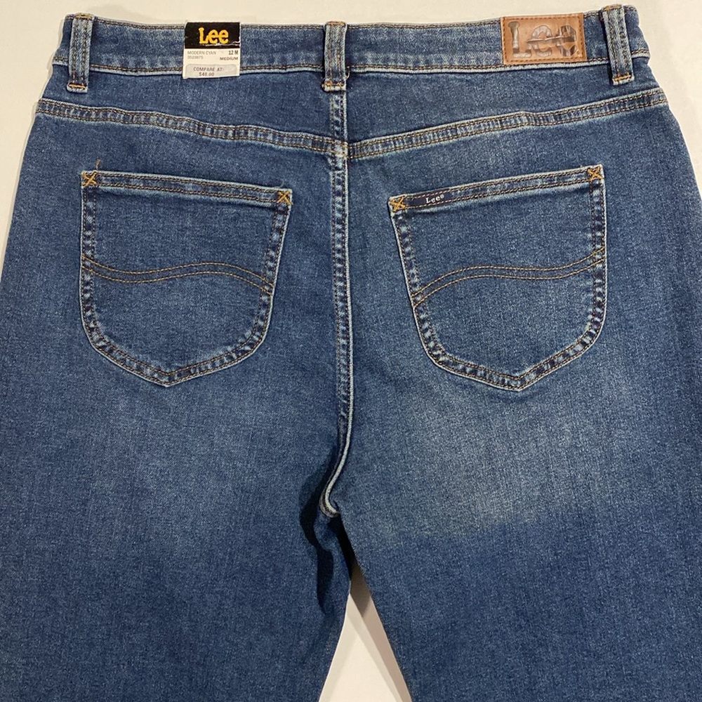 Lee SZ 12 High Rise Cropped Boot Cut Denim Jeans New D5 - Picture 3 of 15